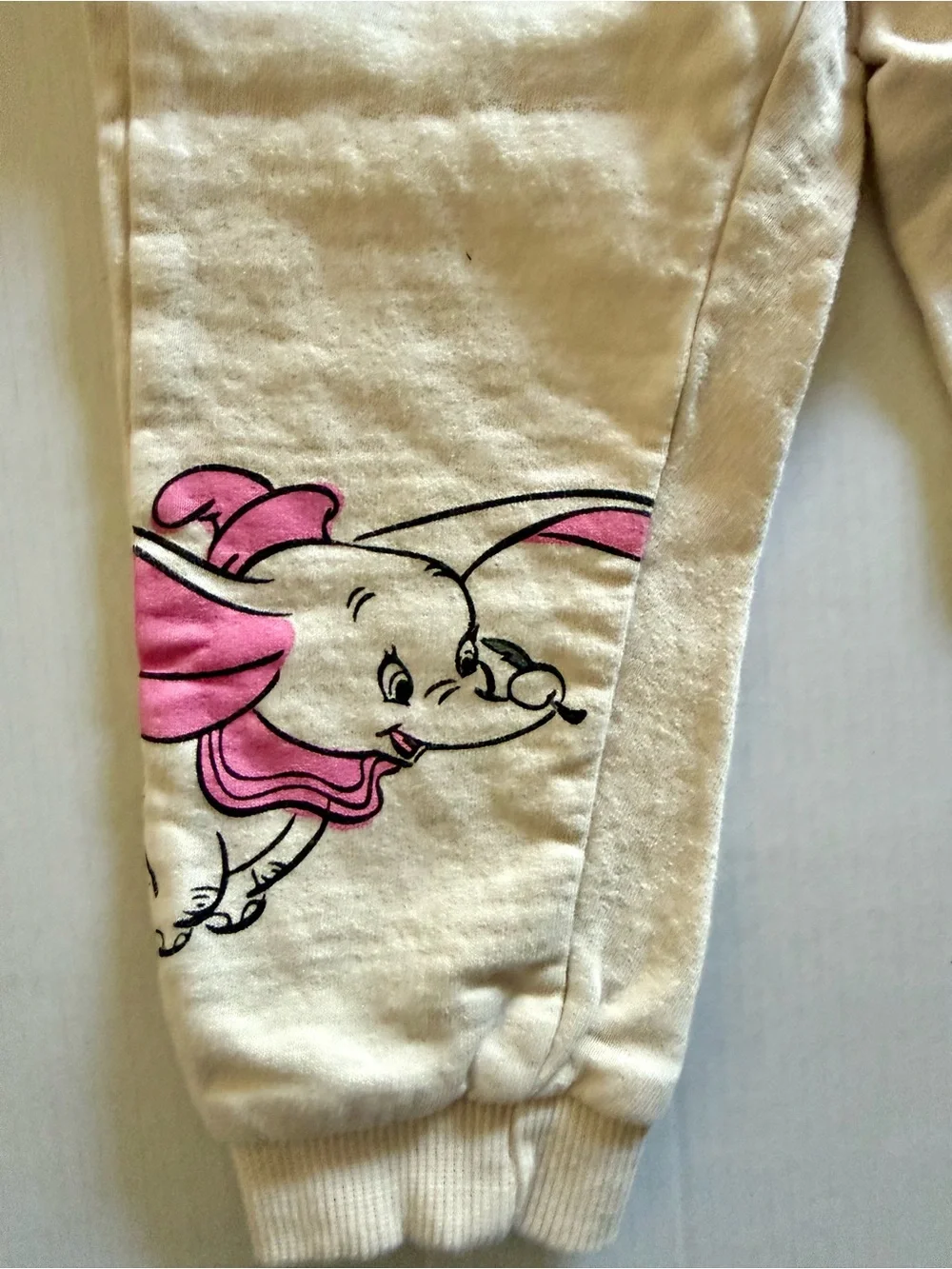 Disney Dumbo Beige and Pink Kids Sweatshirt & Jogger Set